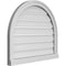 Ekena Millwork Round Top Surface Mount PVC Gable Vent: Functional, w/ 2"W x 2"P Brickmould Sill Frame, 28"W x 24"H GVPRT28X2403SF - alternate 5